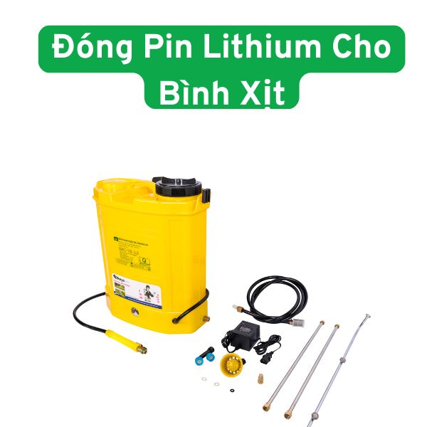 Đóng Pin Lithium Cho Bình Xịt – Nhẹ Hơn, Bền Hơn, Hiệu Quả Gấp Bội